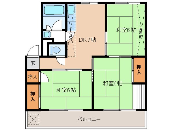 月俣ビルの物件間取画像